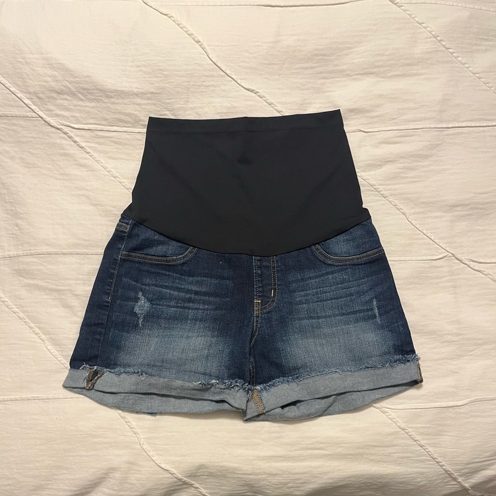 Just Black, maternity, Jean shorts, size 27